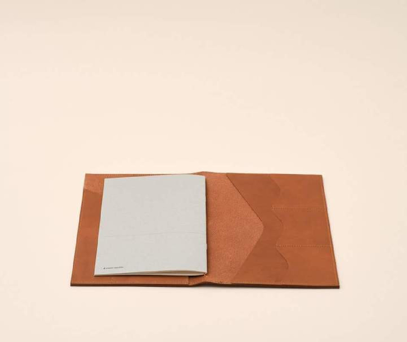 Paper Republic A5 Leather Portfolio Cognac