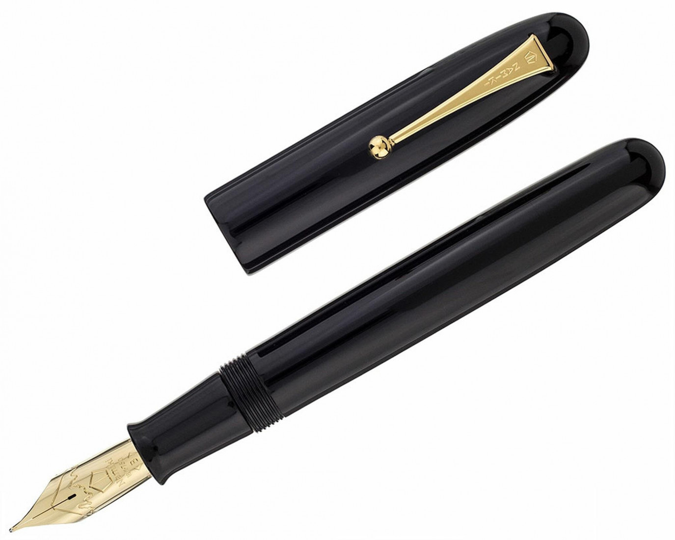 Pilot Namiki Emperor Urushi black fountain pen with size No.50 (Jumbo) pen nib