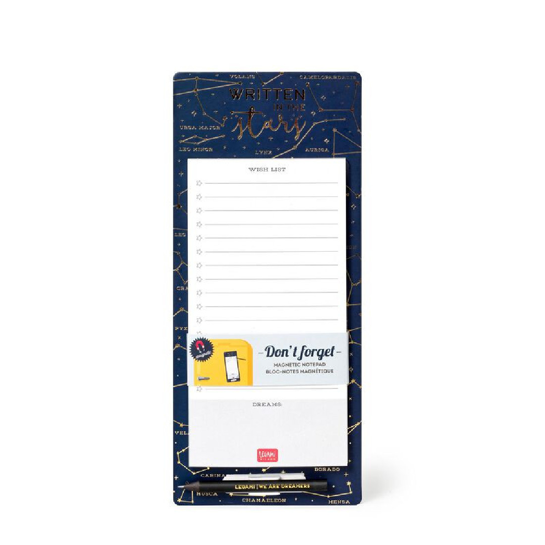 MAGNETIC NOTEPAD WRITTEN IN THE STARS  LEGAMI