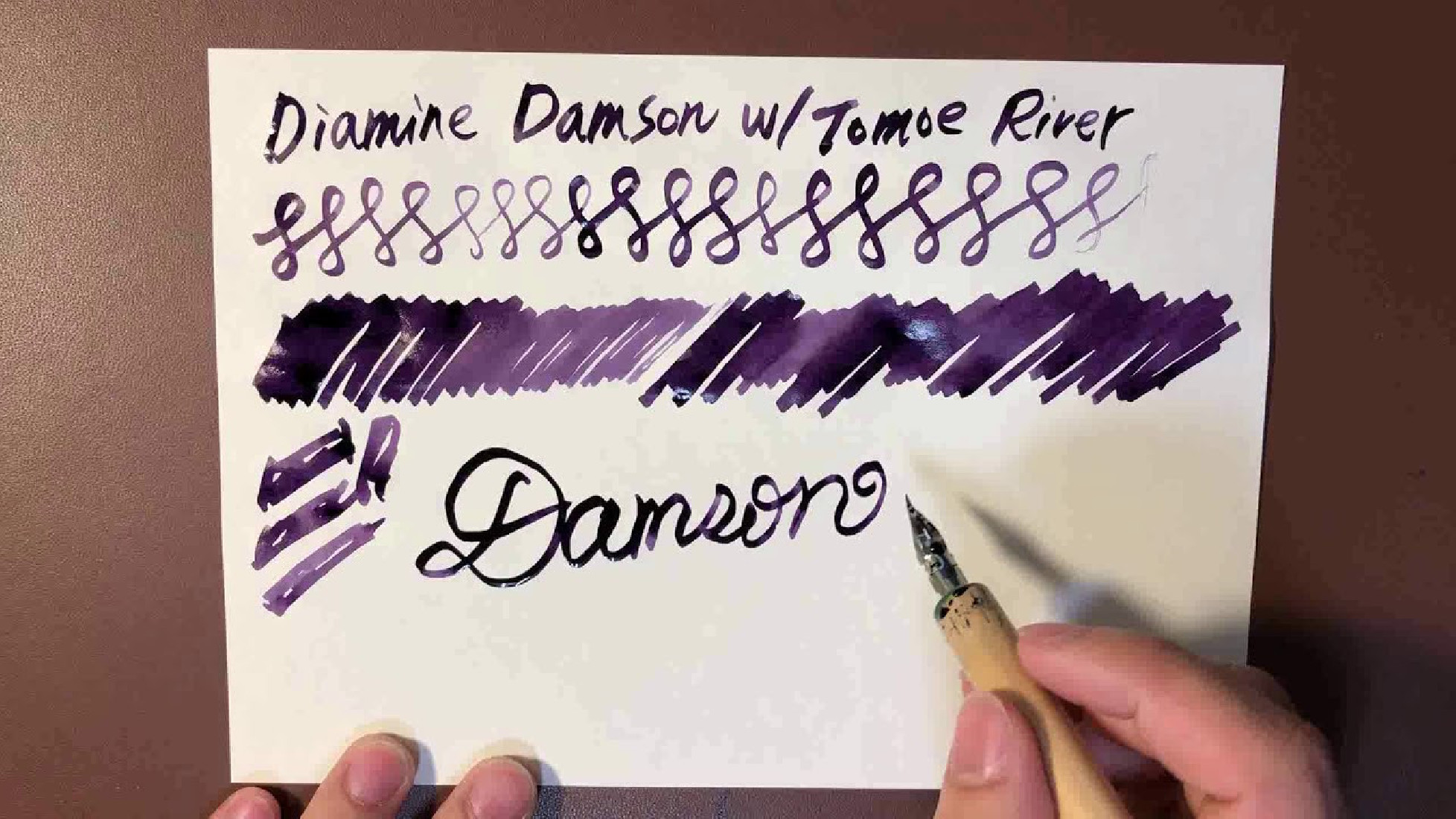 Diamine 80ml  Damson 063 Fountain pen ink bottle