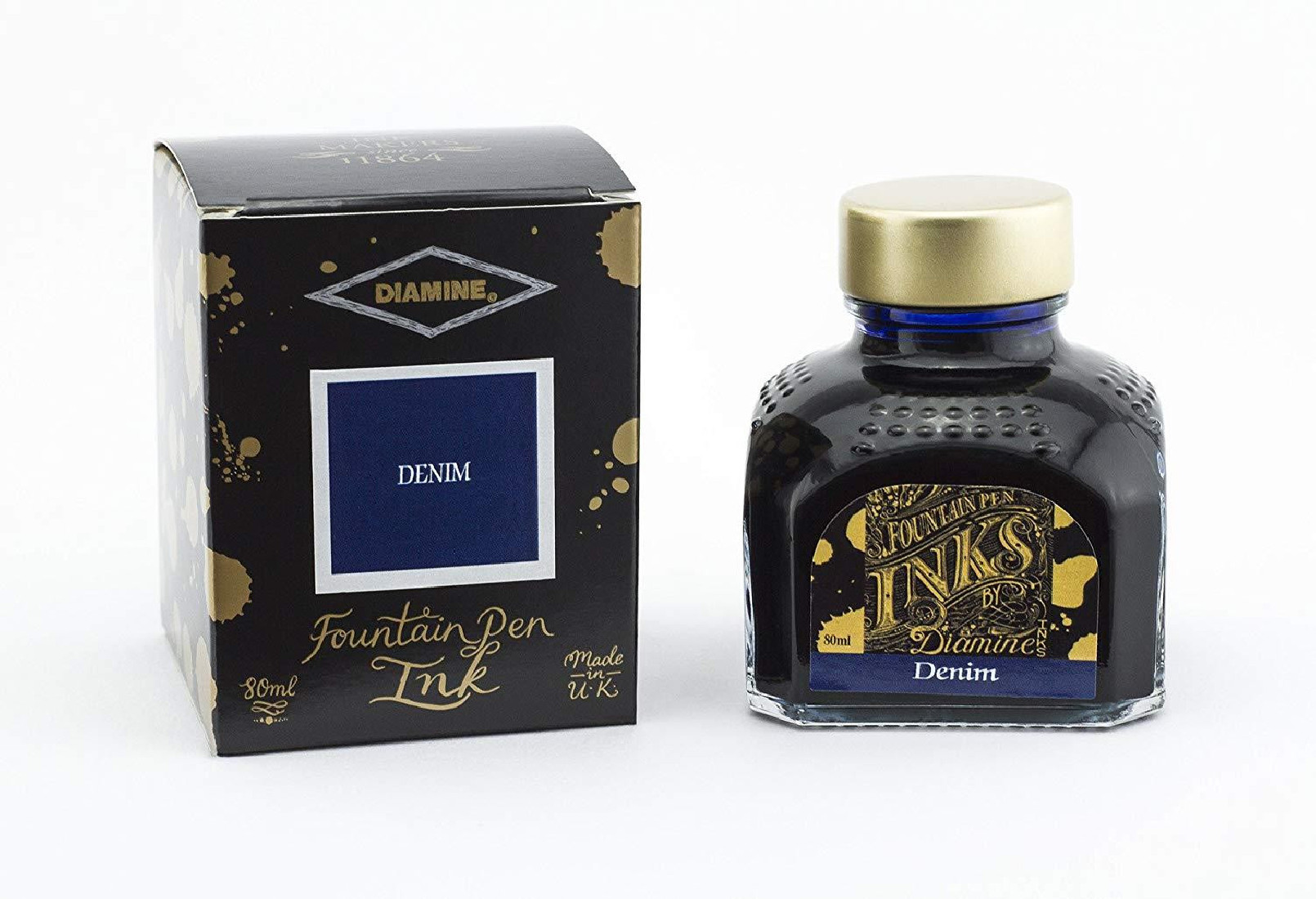 Diamine 80ml Denim 082 Fountain pen ink bottle