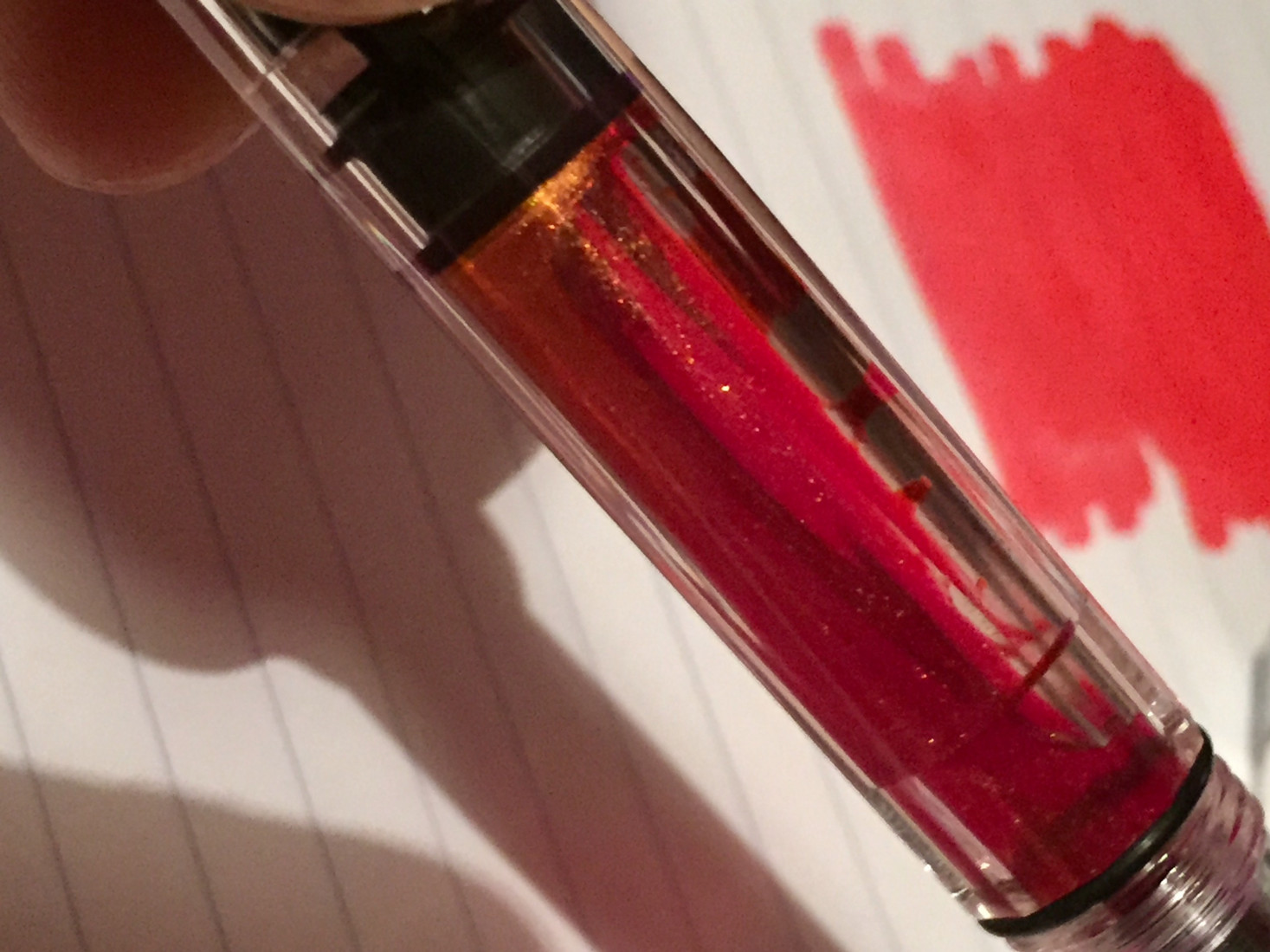 Diamine 50ml Pink Glitz Fountain pen shimmer ink bottle