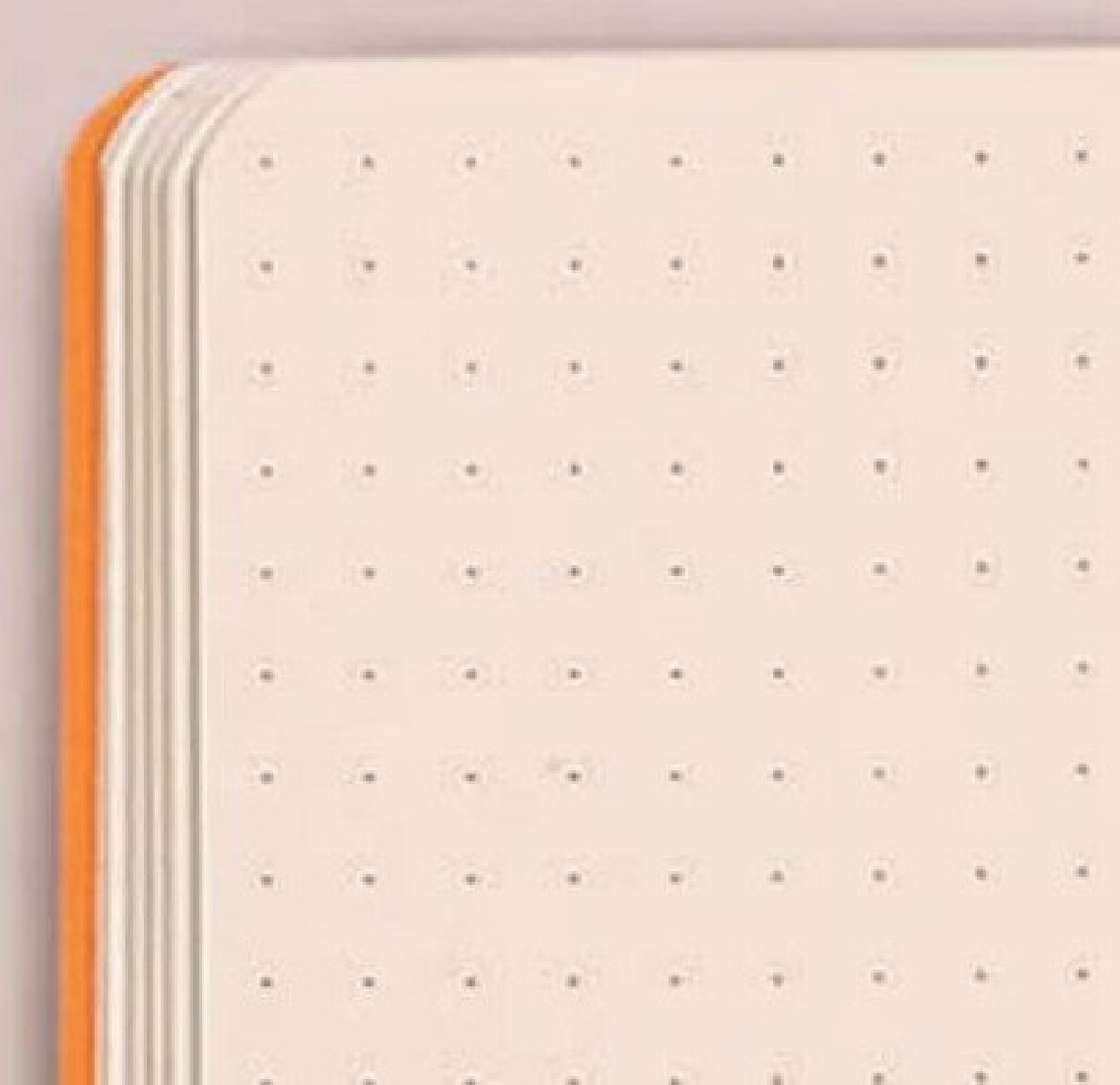 Rhodia softcover notebook A5 elastic closure copper 117477  dotted
