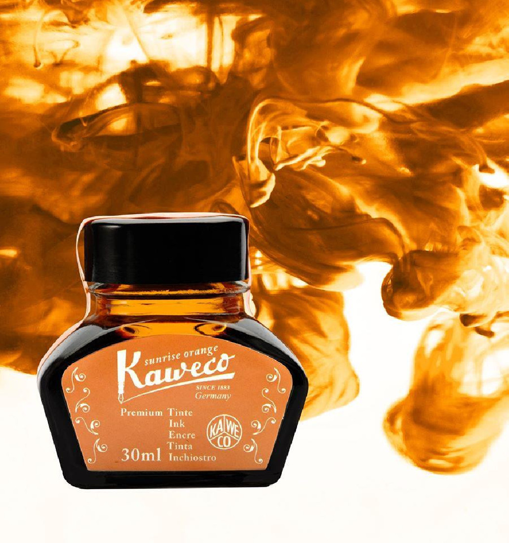 Kaweco ink bottle 30ml Premium Sunrise Orange
