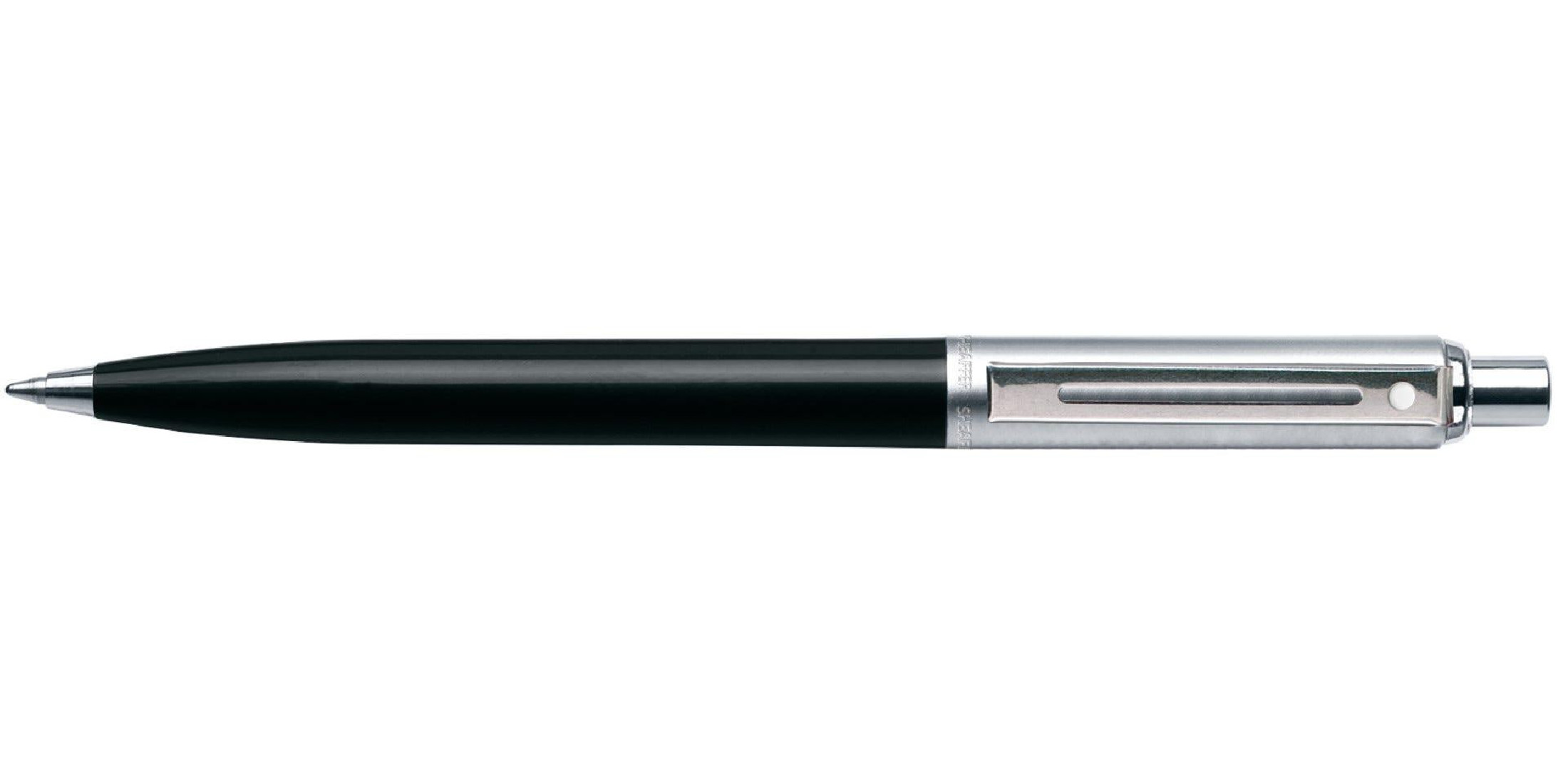 Sheaffer Sentinel Brushed Chrome Cap Black Barrel Ballpoint Pen