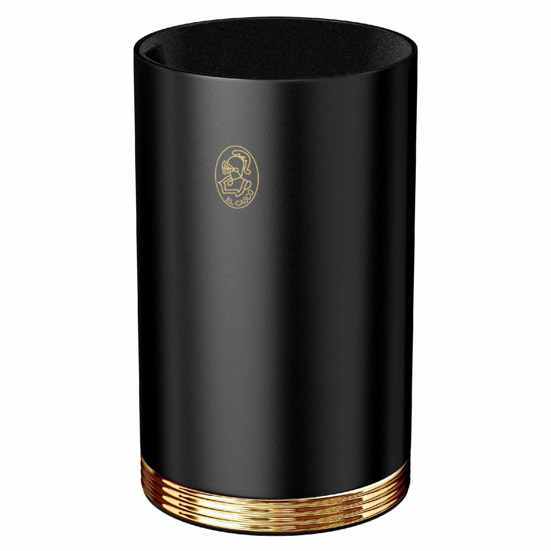 El Casco Black-Gold Pencil Pot
