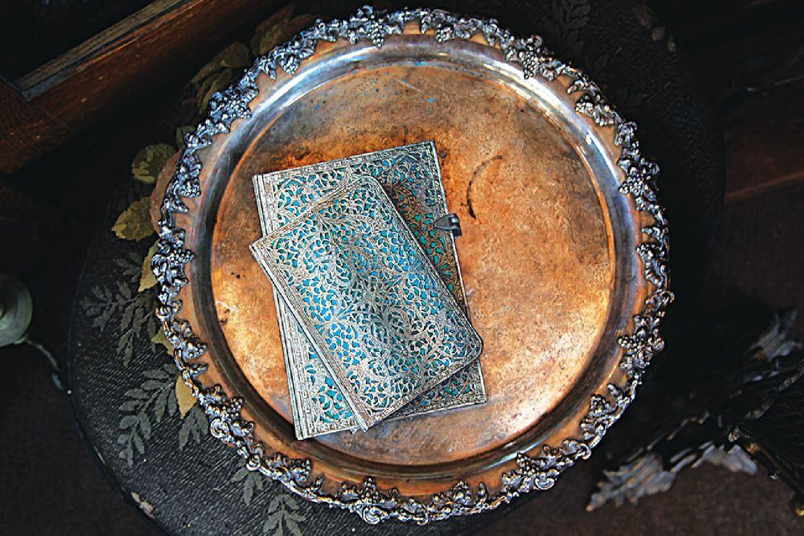 Paperblanks Notebook Silver Maya Midi Lined