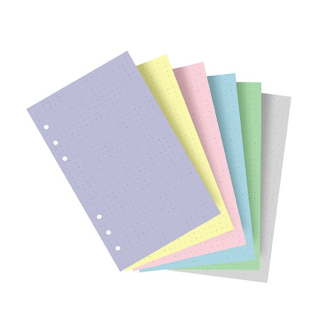 Filofax Pastel Dotted Journal Personal Refill 132671 FX