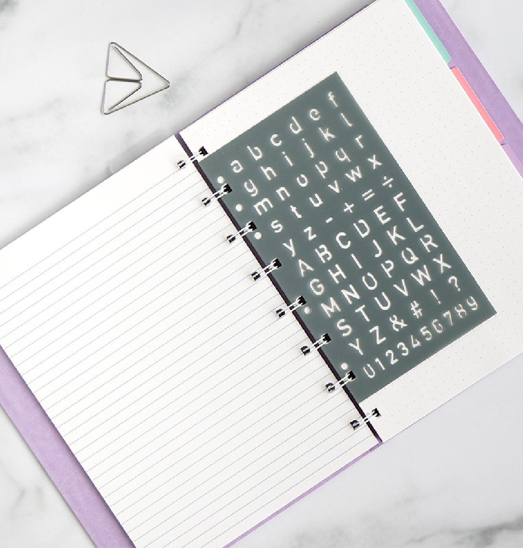 Moonlight Stencil 132857, Filofax