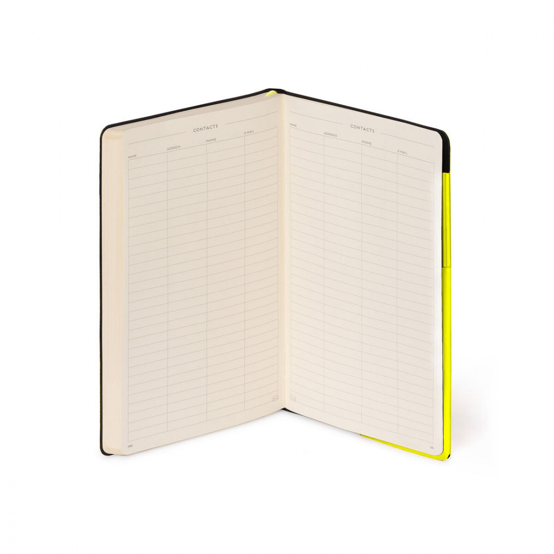 My Notebook - Lined - Medium - Neon Yellow Cover LEGAMI