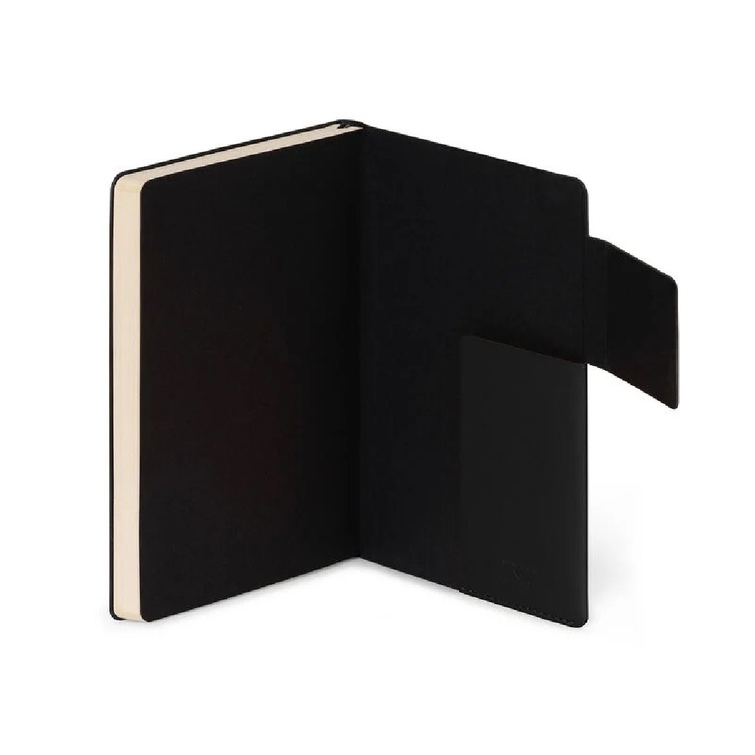 My Notebook - Lined - Medium - Black Cover LEGAMI