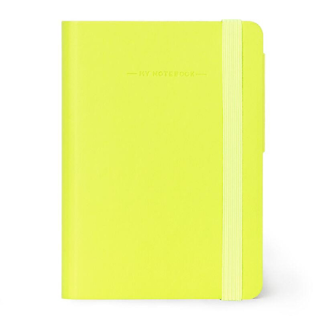 My Notebook - Lined - Small - Lime Green  Cover LEGAMI