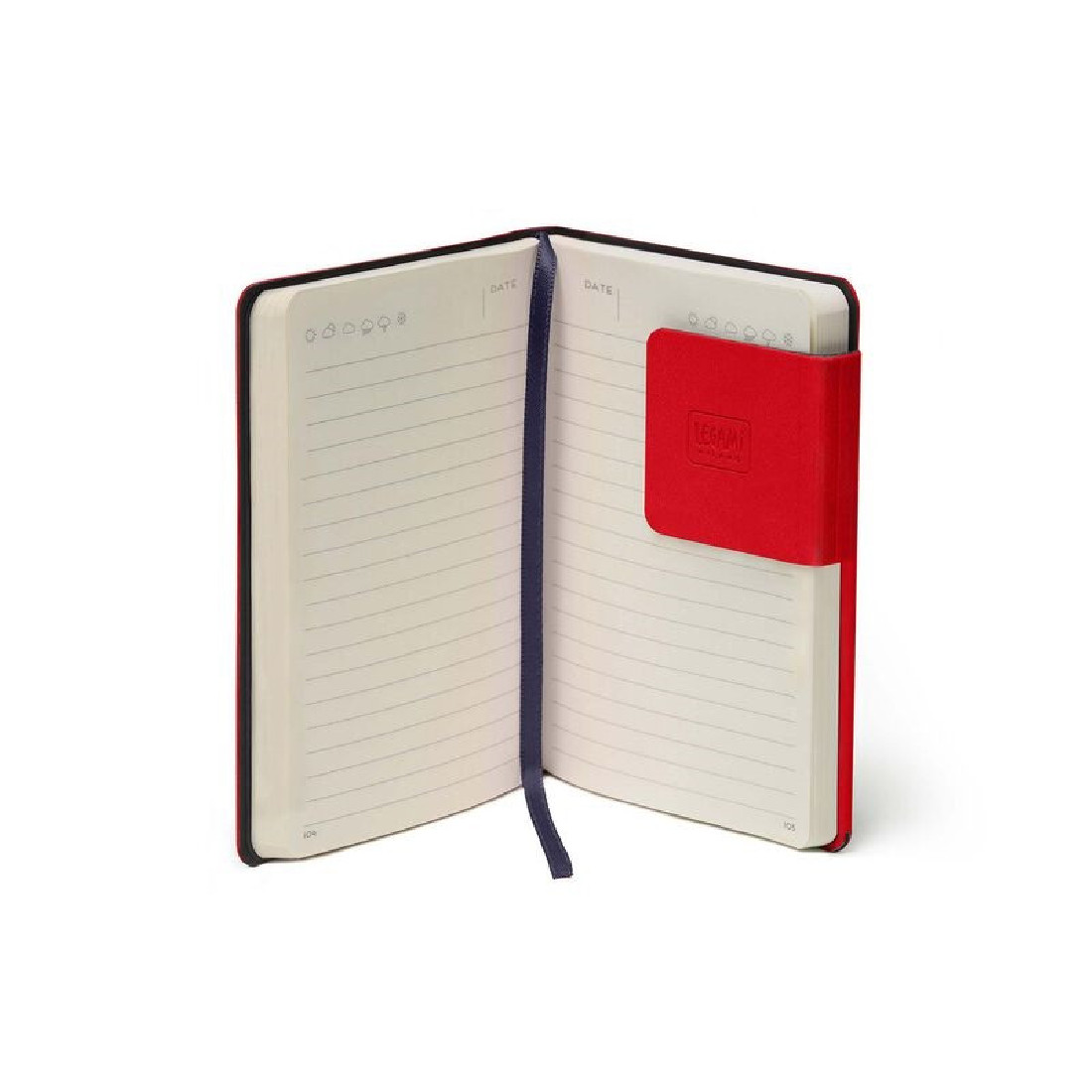 My Notebook - Lined - Small - Red Cover LEGAMI