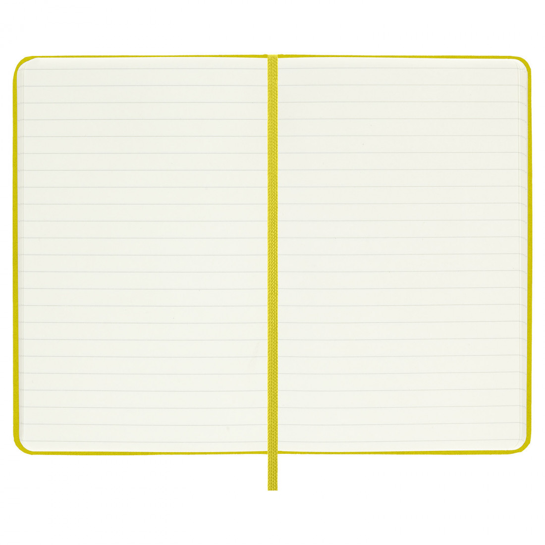 Notebook Large 13x21 Silk Hay Yellow Ruled Hard Cover Moleskine