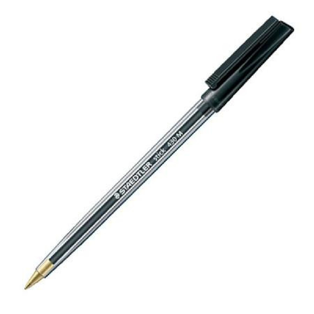 Στυλό Διαρκείας Stick Medium Black 430 Staedtler