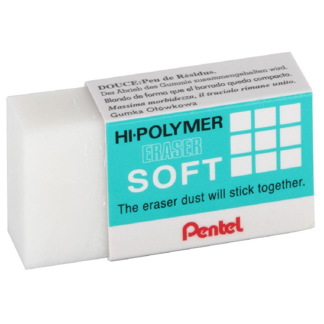Γόμα Λευκή  Ηi-Polymer Soft ZES-08 Pentel