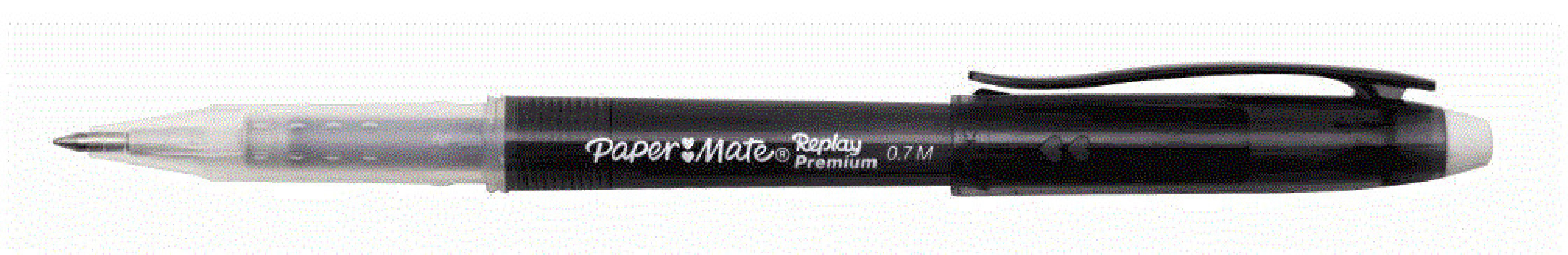 Erasable Pen 0.7 Black Replay Premium Paper Mate