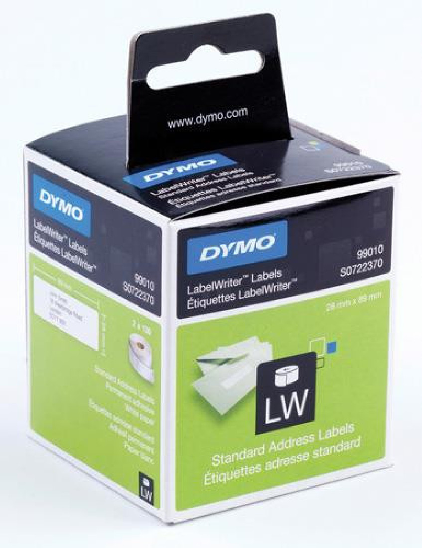 Dymo 99010 LW Stantard Addres Label 8,9x2,9 cm 2 rolls S0722370