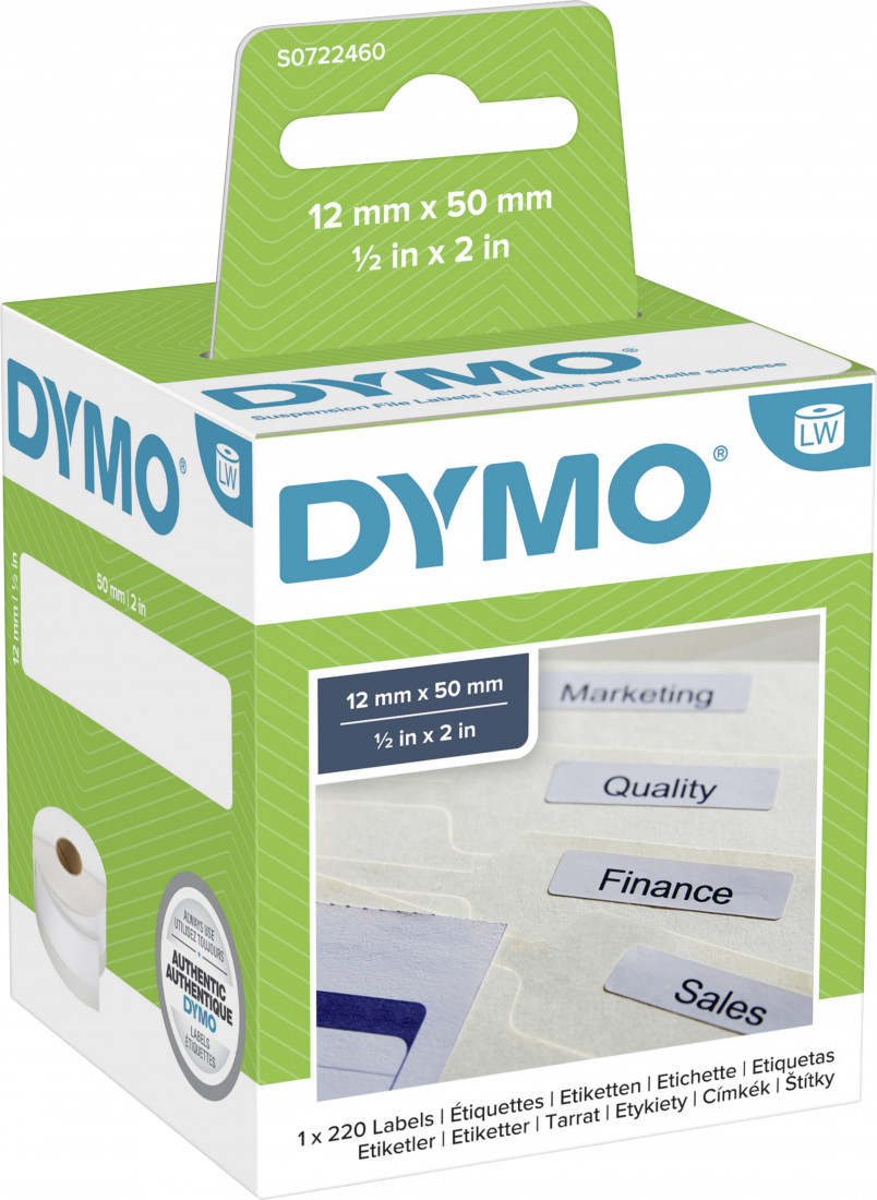 Dymo 99017 LW Suspension File Labels 5.0x1,2cm S0722460