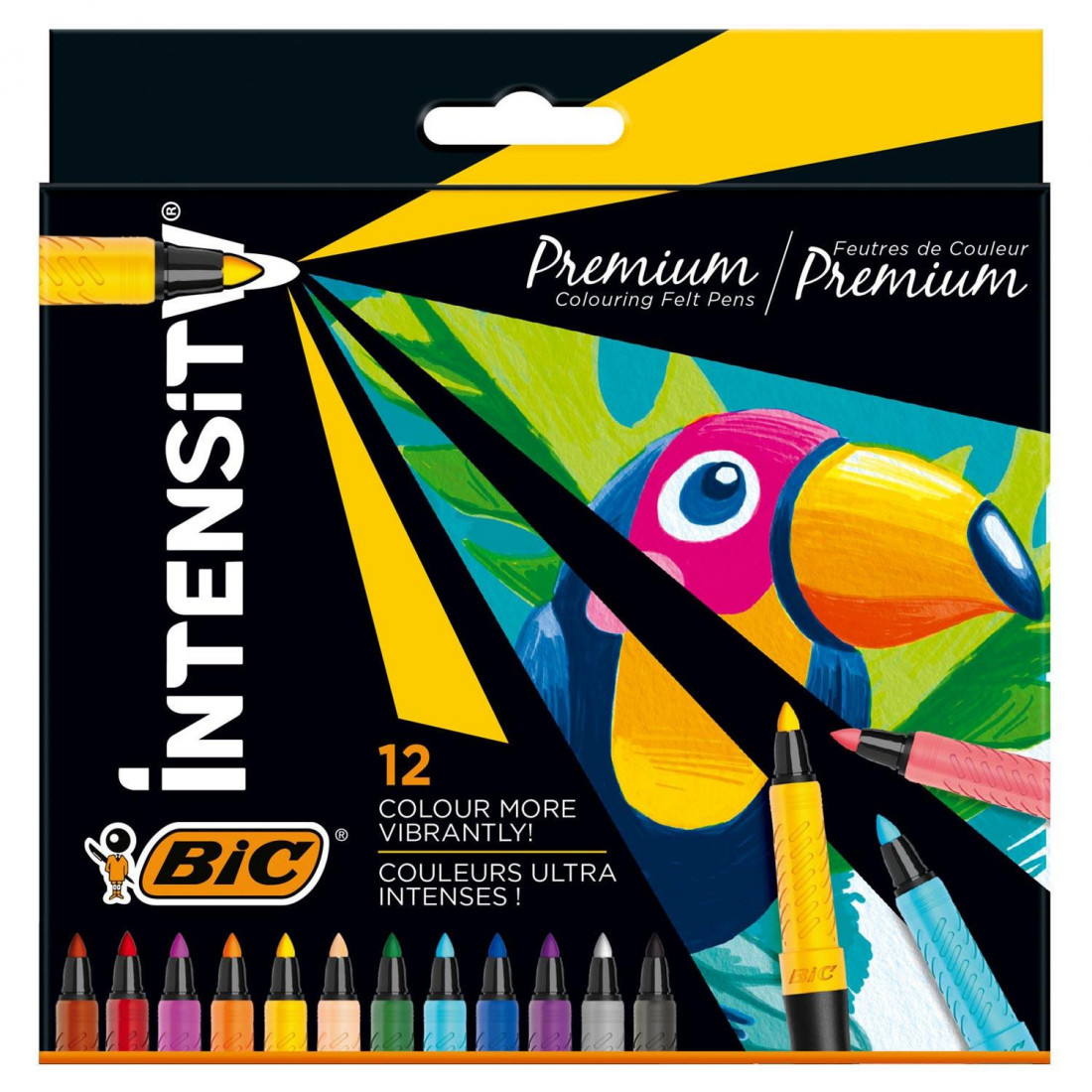 Μαρκαδόροι Καλλιτεχνίας 12 Χρωμάτων Intensity Premium BIC