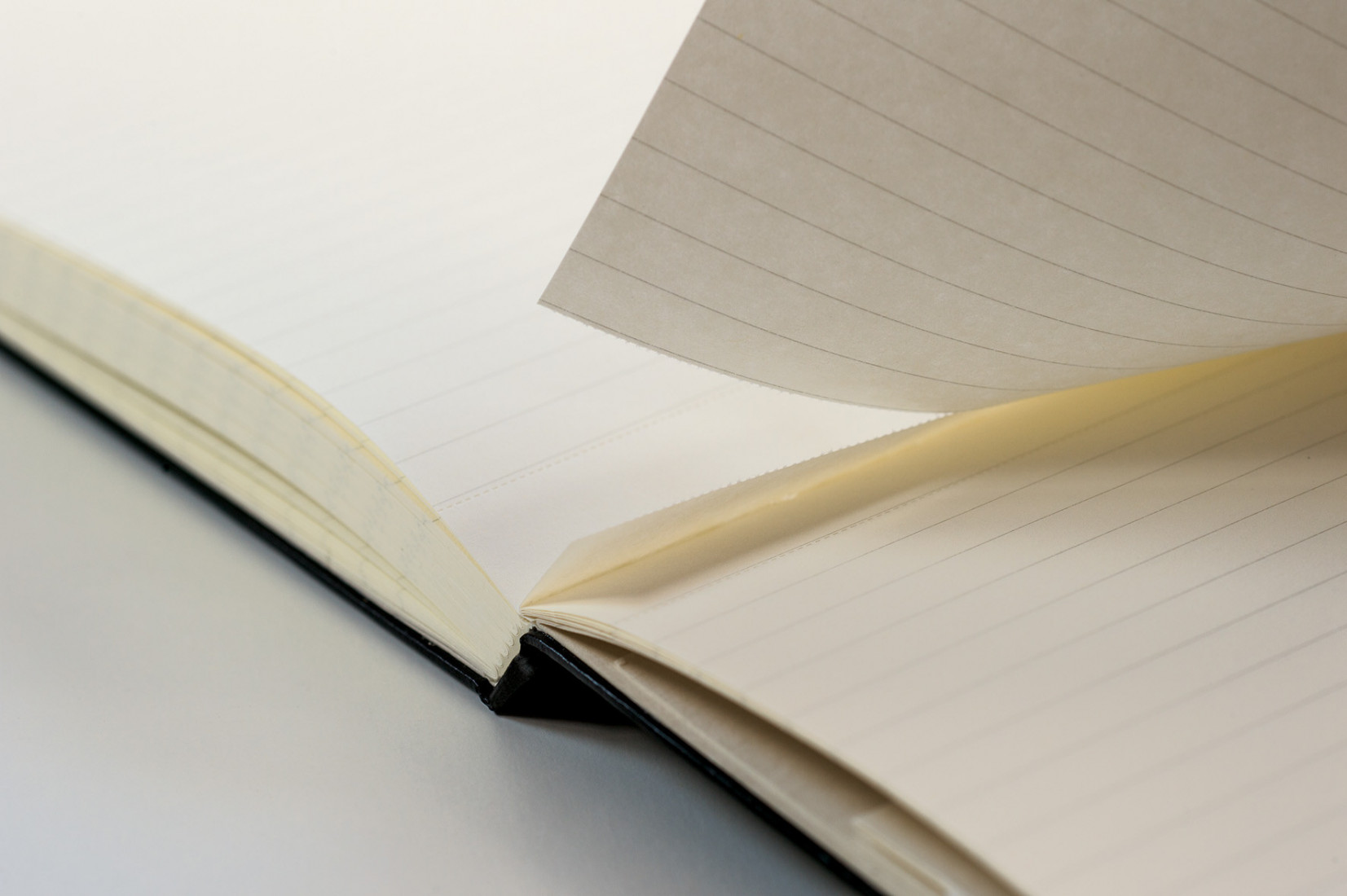 Leuchtturm 1917 Reporter Notepad A6 Black Ruled, Hard Cover