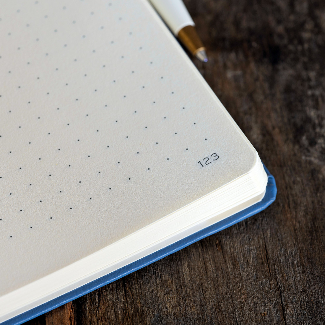 Leuchtturm 1917 Notebook A4 plus Blue, Dotted, Hard Cover