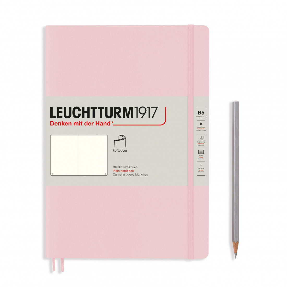 Leuchtturm 1917 Notebook B5 Powder Plain Soft Cover