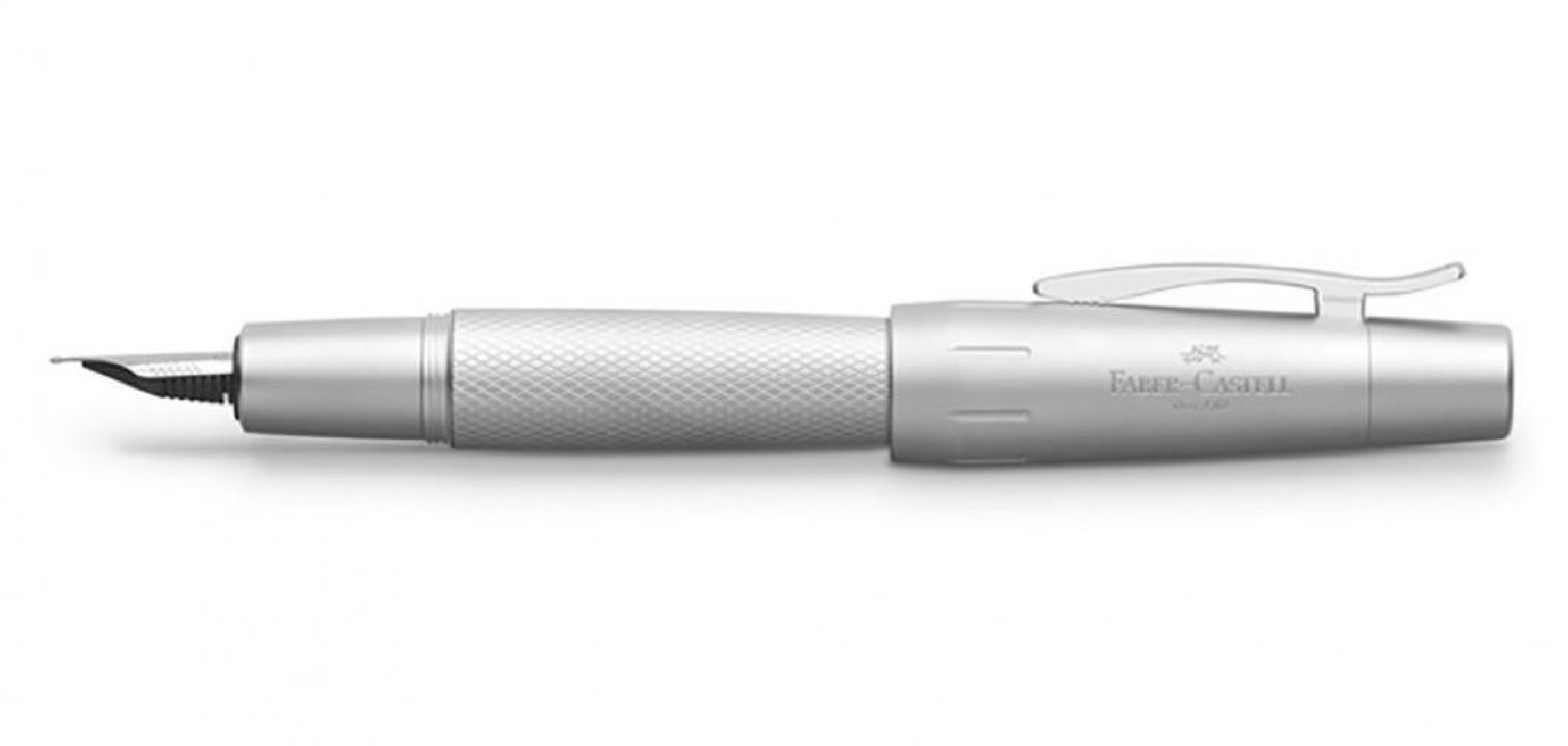 Faber Castell Fountain pen e-motion pure silver 148671