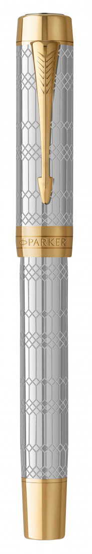 Parker Duofold Centennial Jubilee silver GT special edition fountain pen