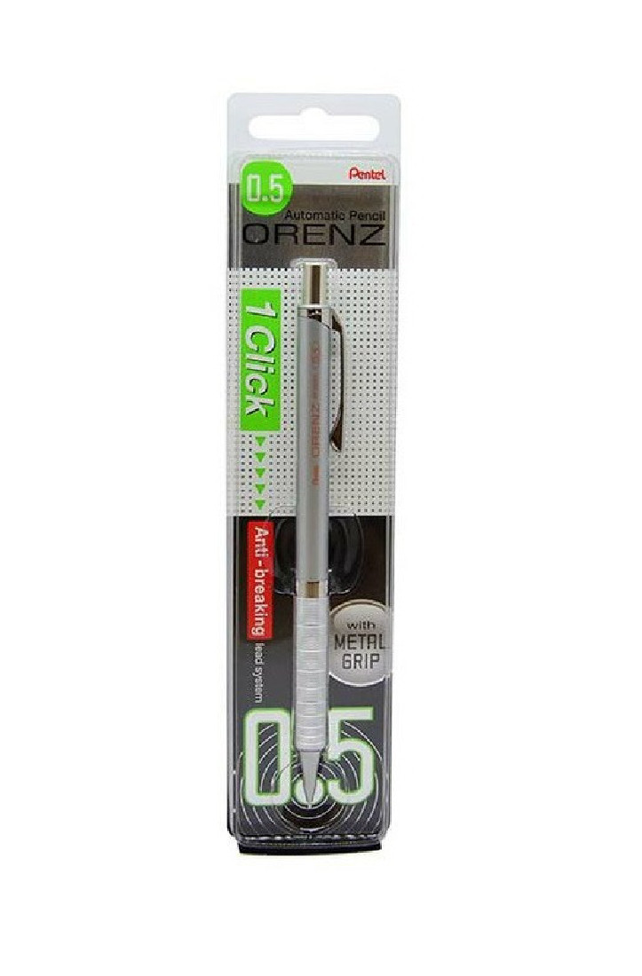 Pentel Orenz 0.5mm Silver mechanical pencil PP1005GZ