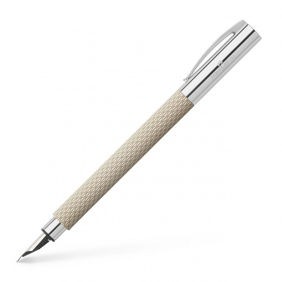 Faber Castell Ambition OpArt White Sand 149620 Fountain Pen