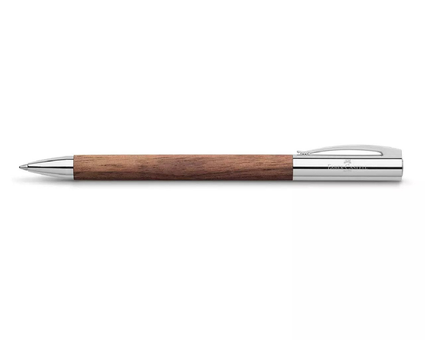 Faber Castell Ambition walnut wood, twist ballpoint pen brown, 148531