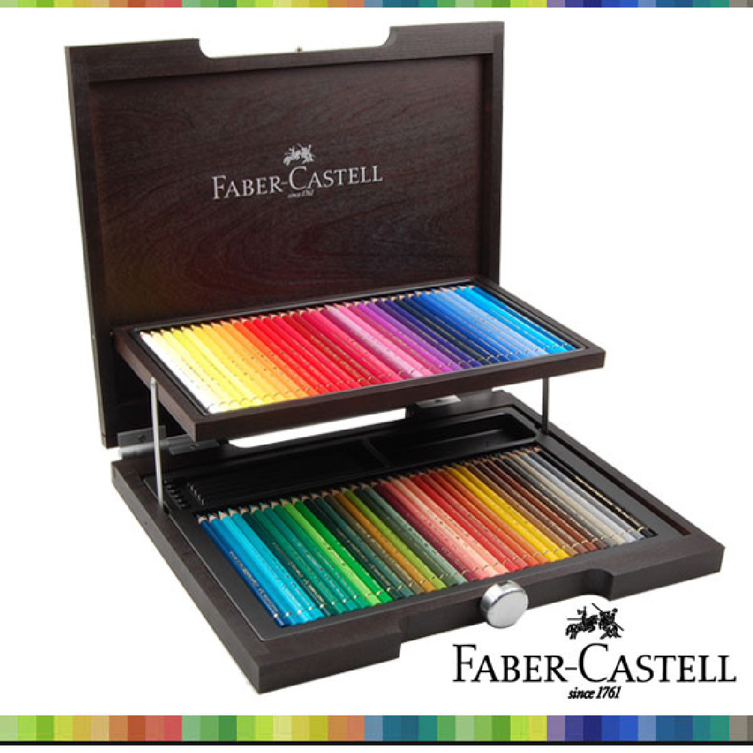 Faber Castell set Colour Pencil Polychromos wood case of 72  110072