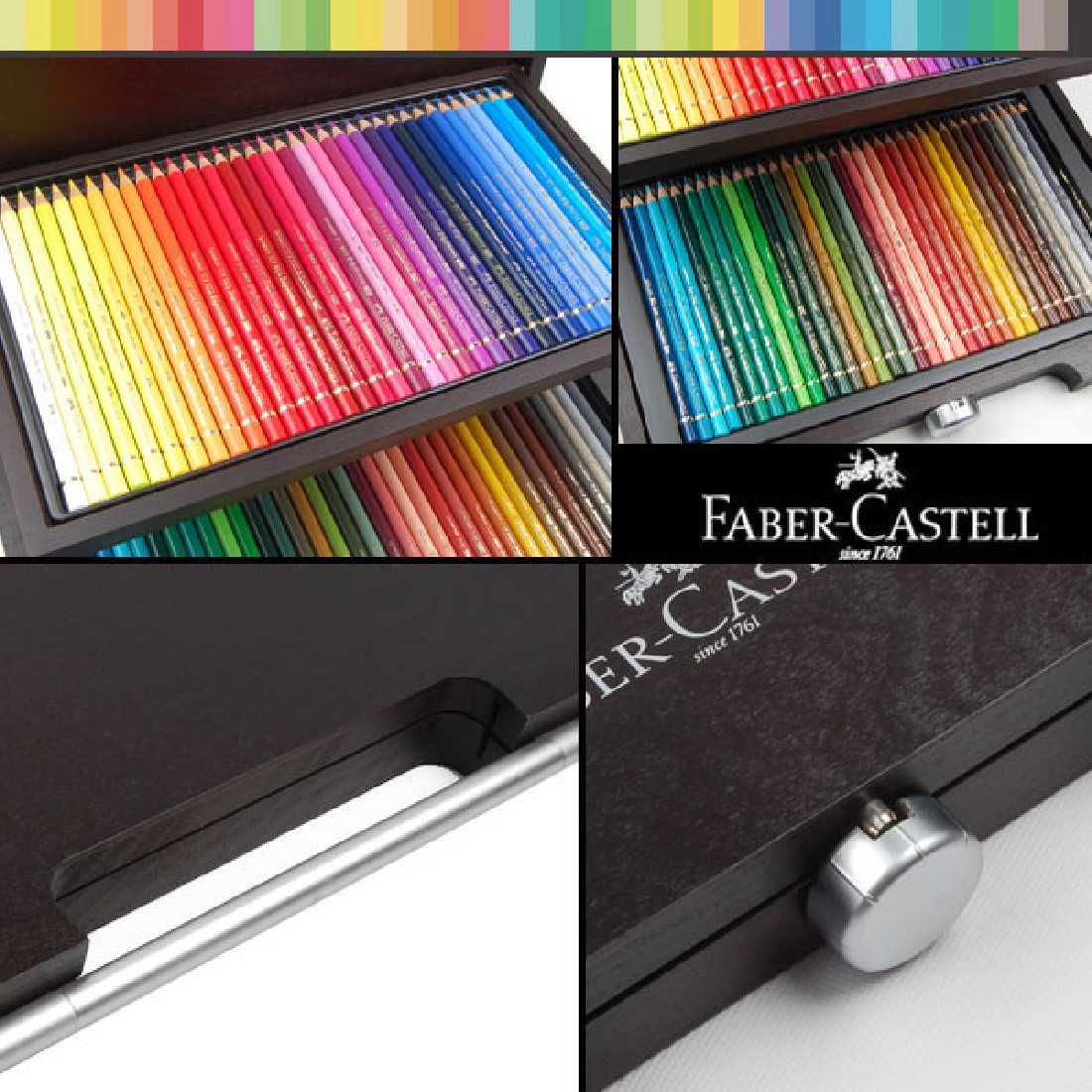 Faber Castell 110072 Colour Pencil Polychromos wood case of 72