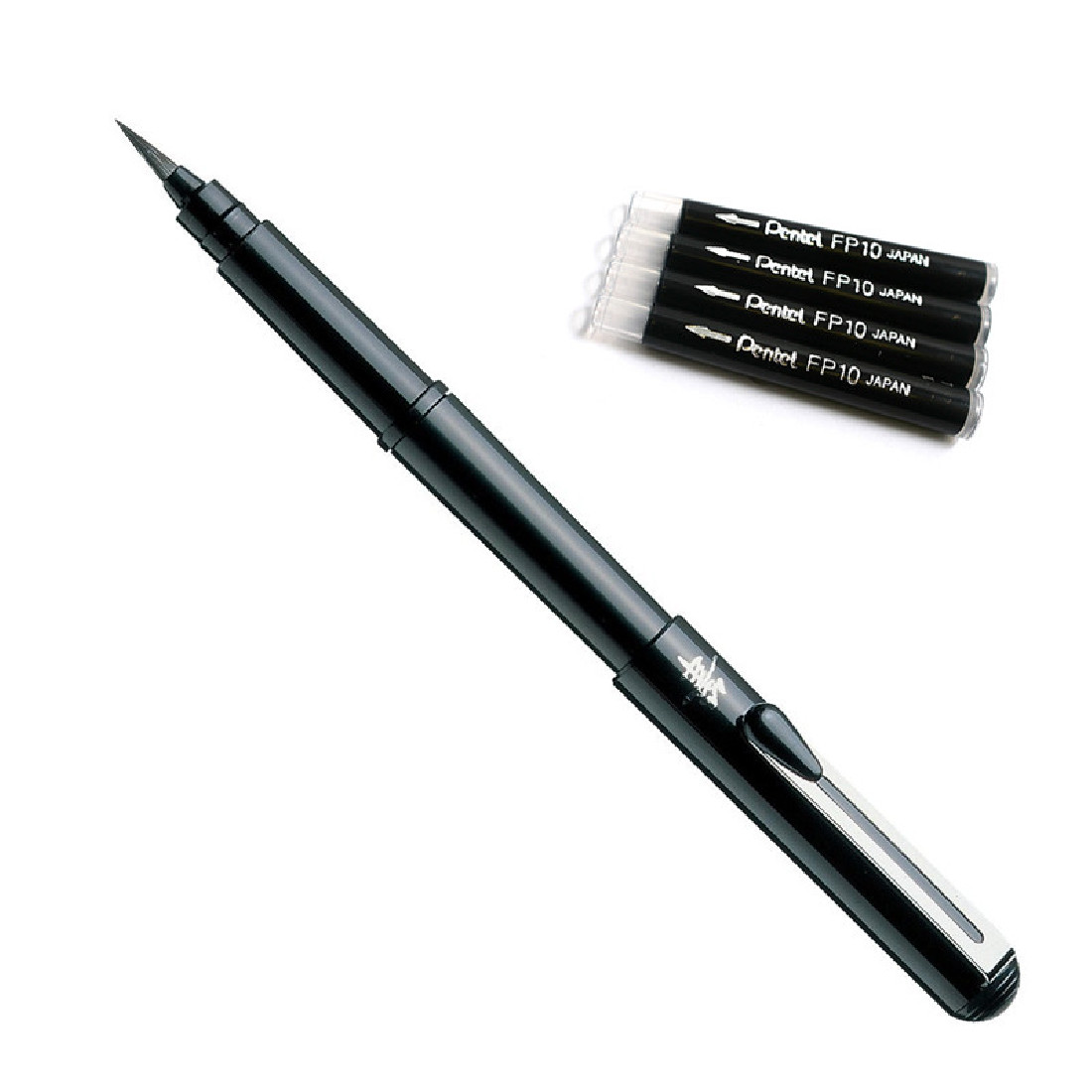 Black Brush Pen Chinese ink GFKp Pentel