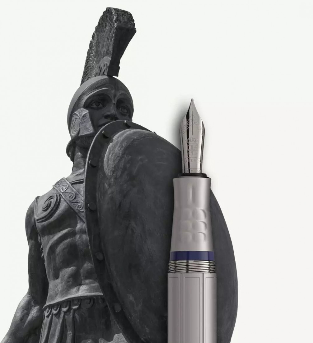 Graf Von Faber Castell Fountain pen Pen of the Year 2020 Ruthenium Sparta