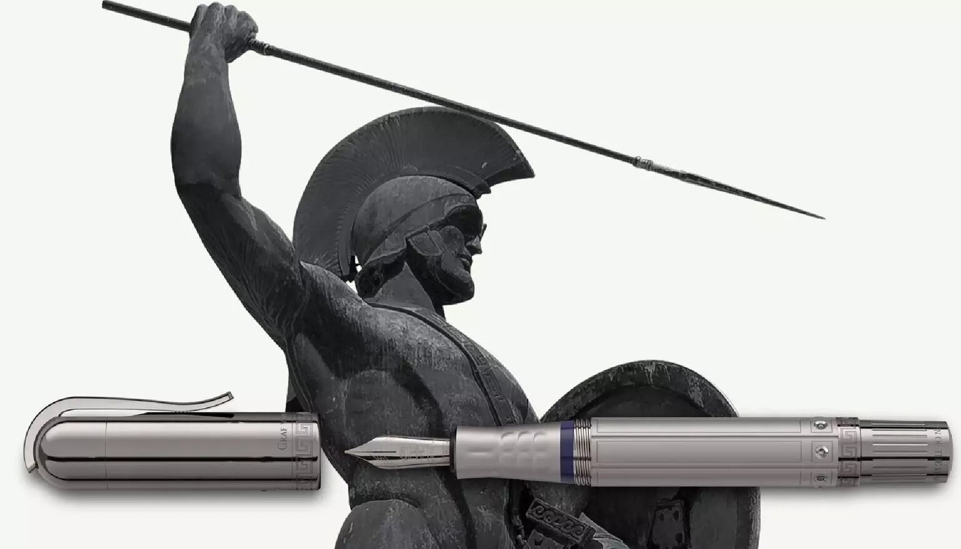 Graf Von Faber Castell Fountain pen Pen of the Year 2020 Ruthenium Sparta