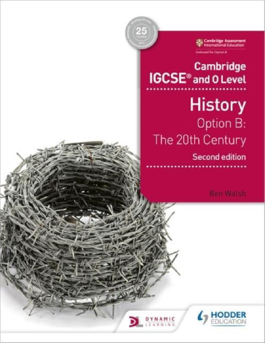 CAMBRIDGE IGCSE AND O LEVEL HISTORY STUDY AND REVISION GUIDE