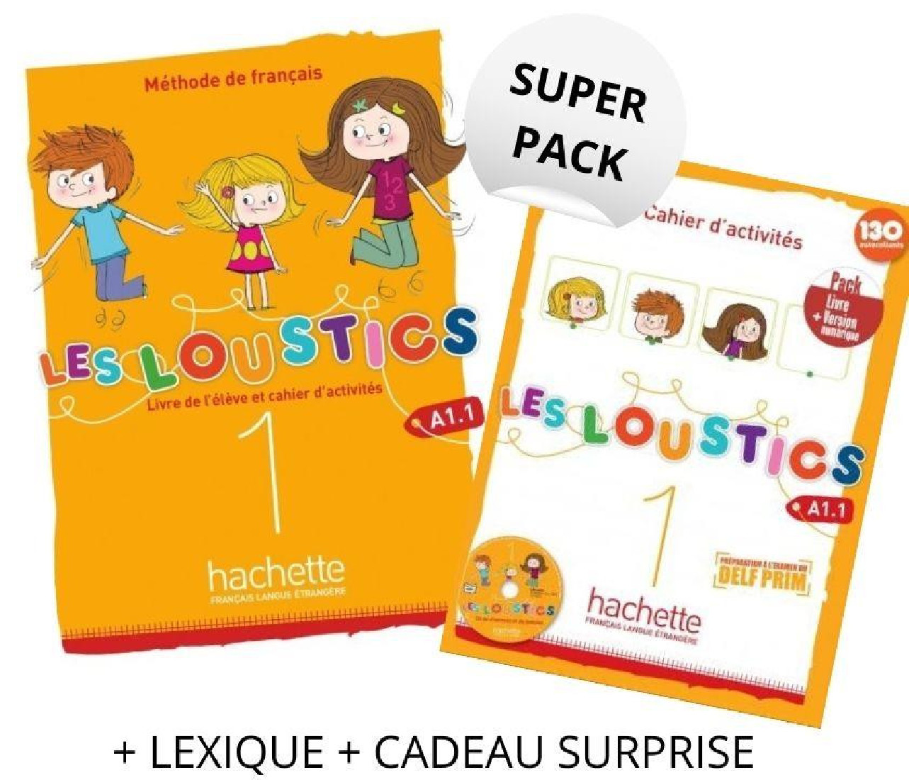 SUPER PACK LES LOUSTICS 1 (LE + CA + LEXIQUE + CADEAU SURPRISE)