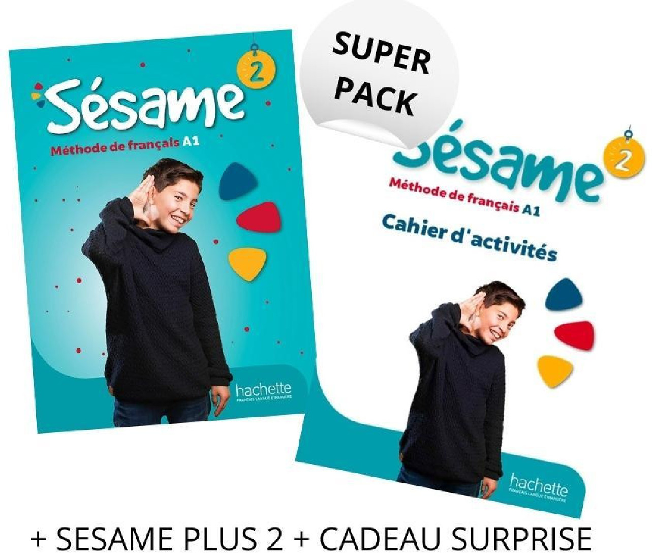 SESAME 2 SUPER PACK (LIVRE + CAHIER + SESAME PLUS 2 + CADEAU SURPRISE)