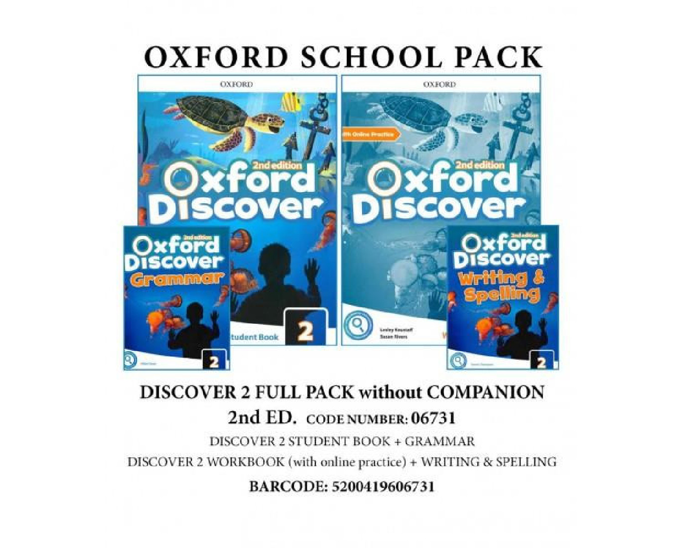 OXFORD DISCOVER 2 FULL PACK (without COMPANION) - 06731 2ND ED
