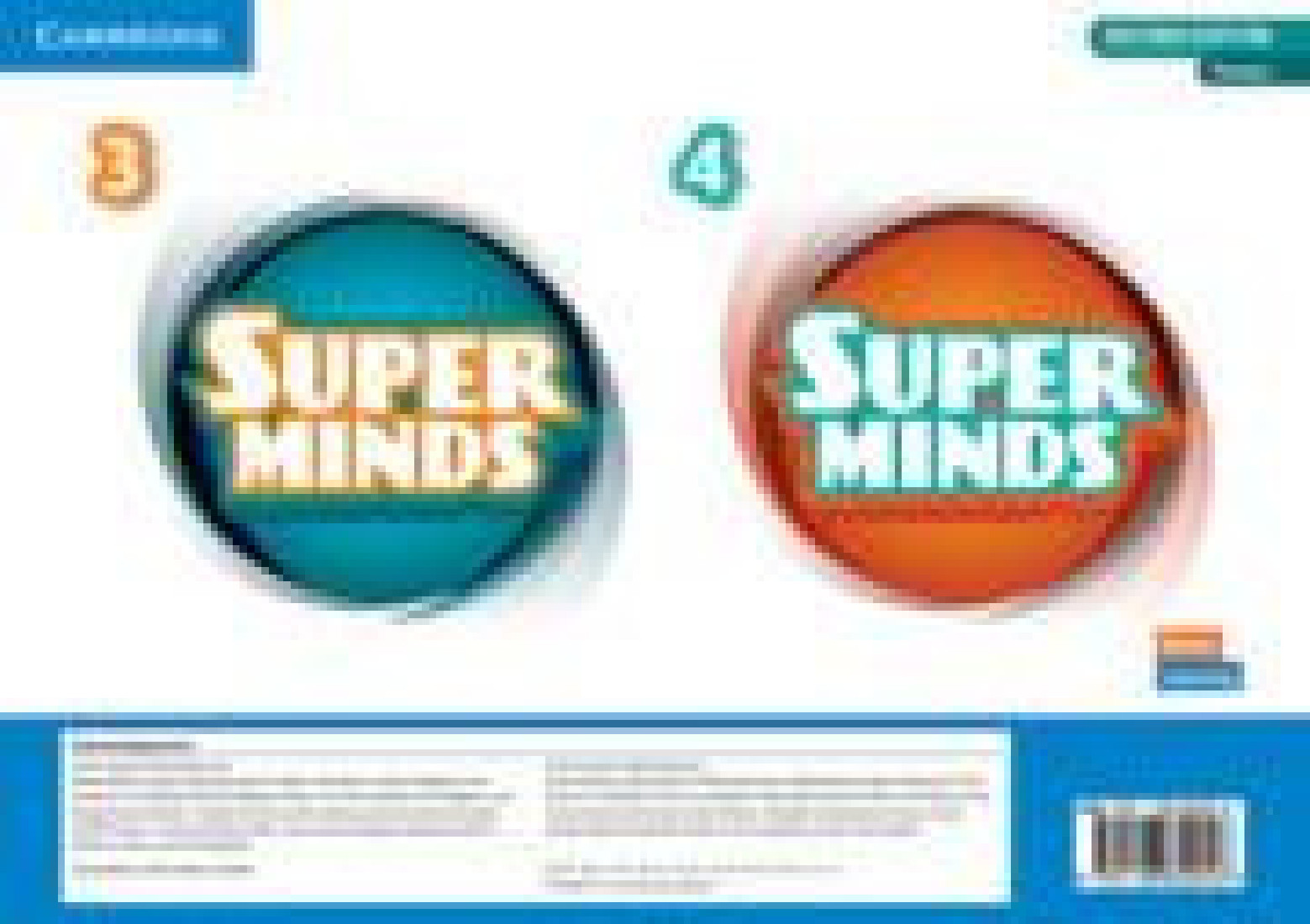 SUPER MINDS 3 & 4 POSTERS 2ND ED