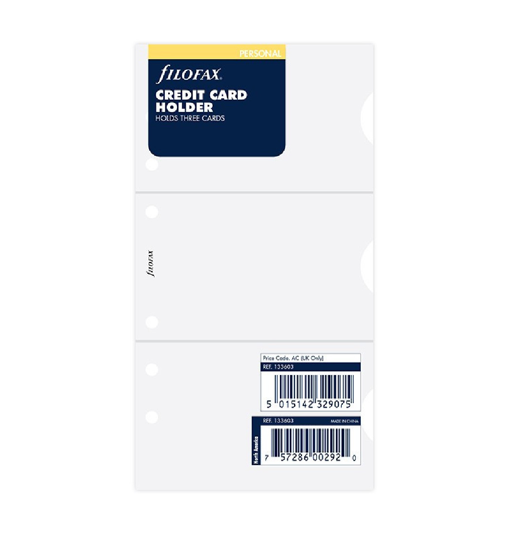 Filofax Credit Card Holder - Personal 133603