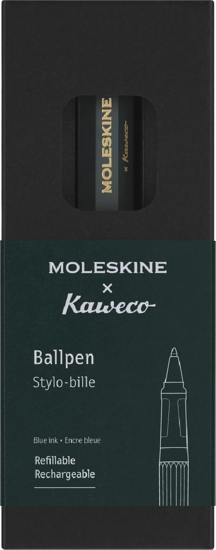 Kaweco and Moleskine green ballpen