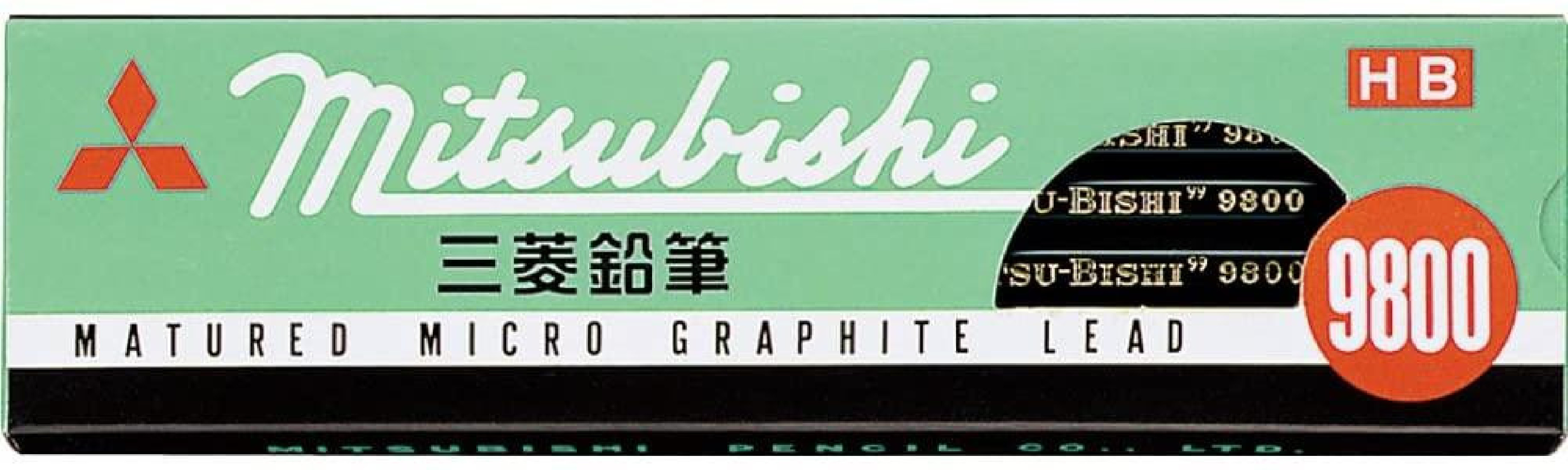 Mitsubishi Pencil Co., Ltd. 9800 pencil dozen (12 pieces)  K98002B