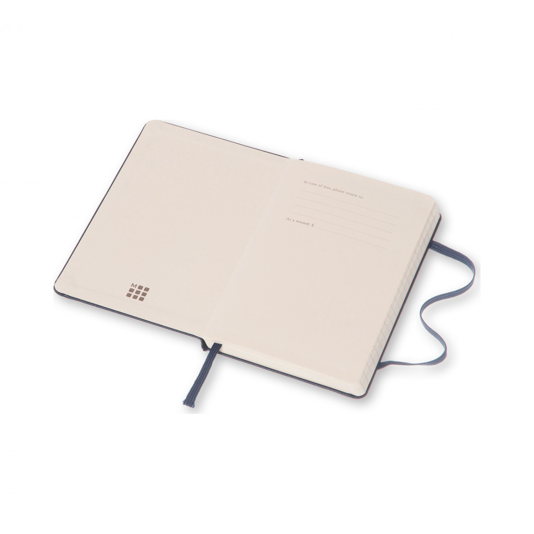 Notebook Extra Large 19x25 Ruled Blue Hard Cover, Moleskine