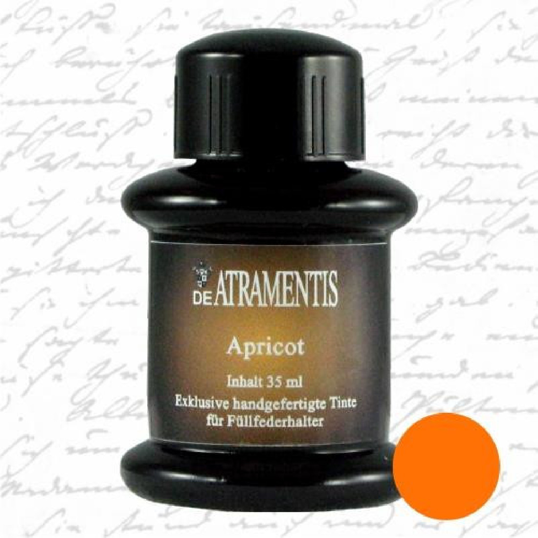 De Atramentis Apricot 45ml fountain pen standard ink
