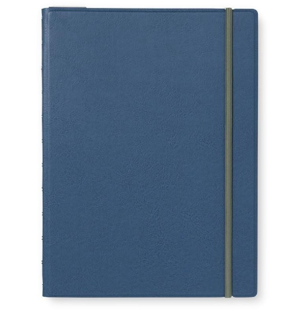 Notebook Refillable Ruled A4 Neutrals Blue Steel 179529 Filofax