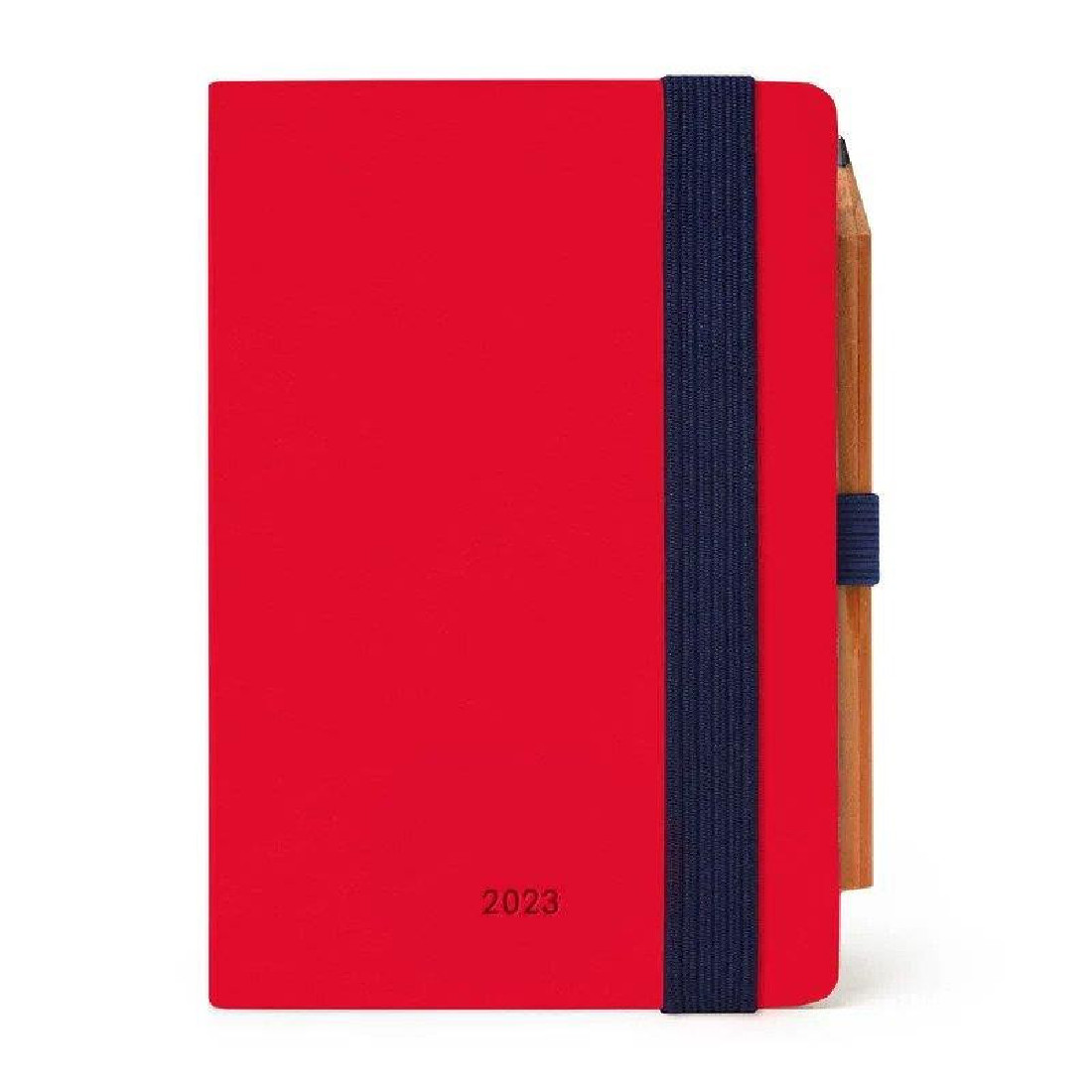 Legami 12-Month 2-Day Diary Red Mini 2023