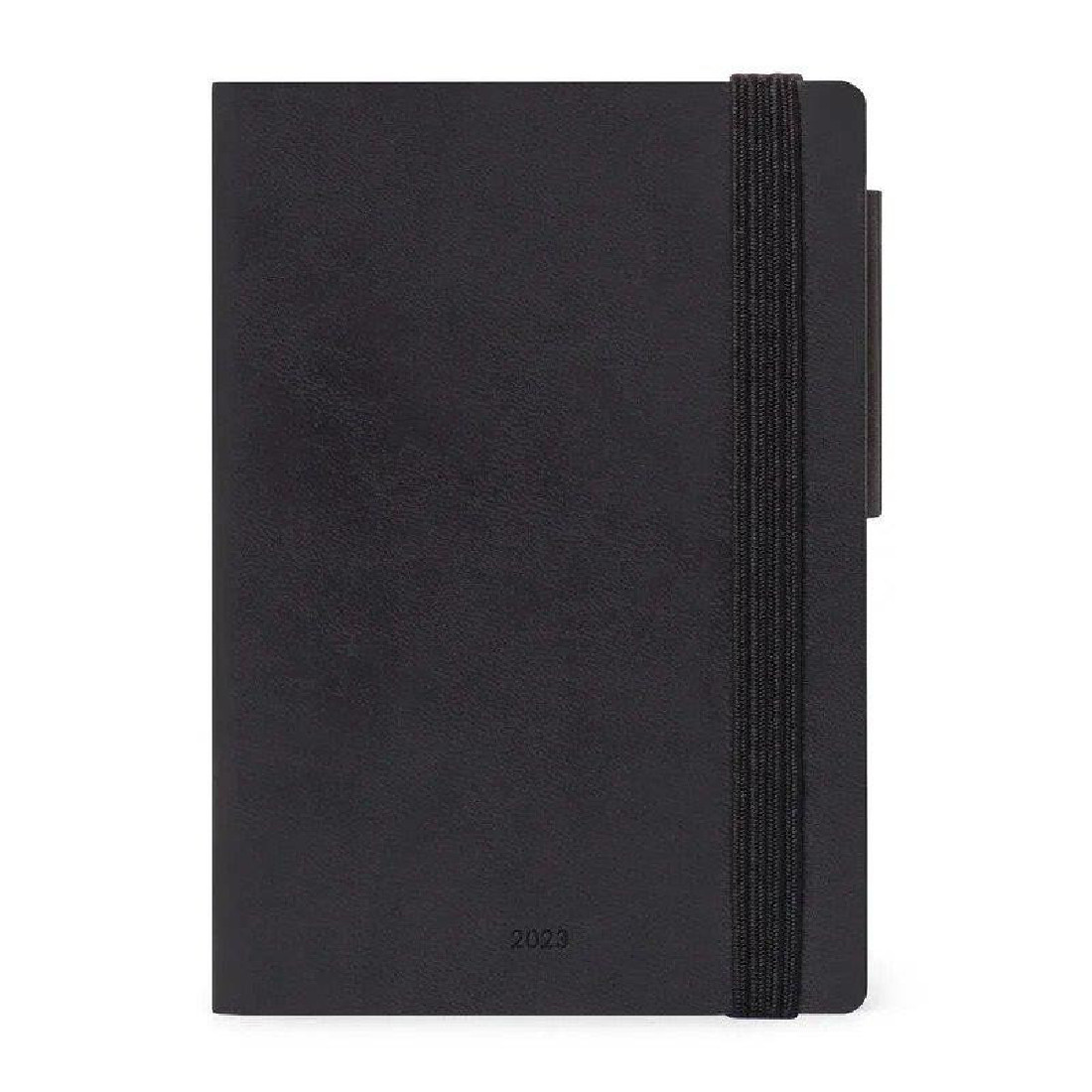 Legami 12-Month Weekly Diary Black Small  2023